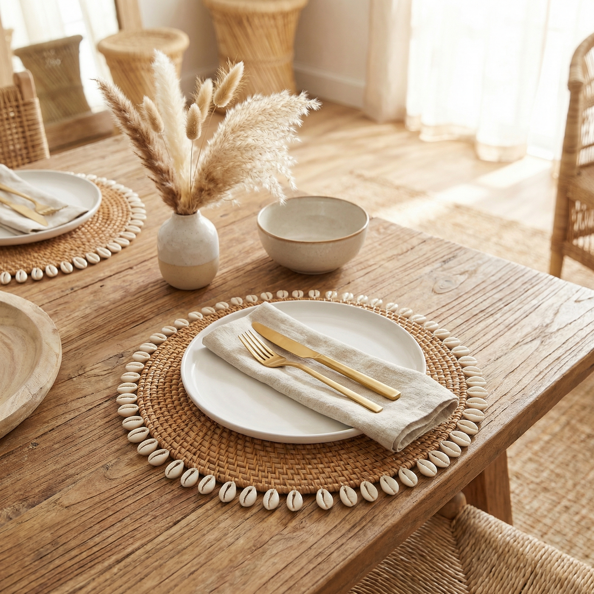 Ivory Shell Placemat