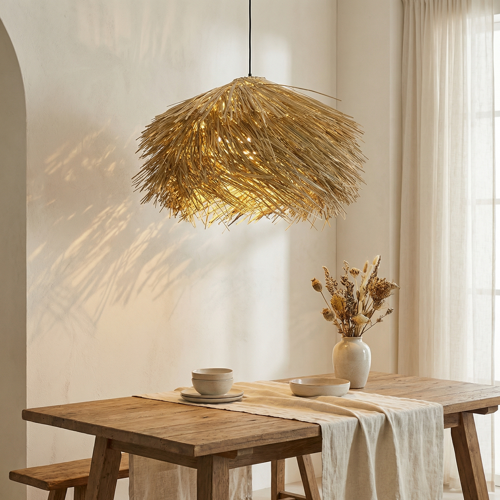 Ibiza Raffia Hanglamp